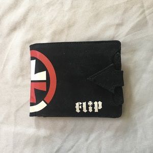 Vintage Flip Skateboards Black Arrow Wallet New